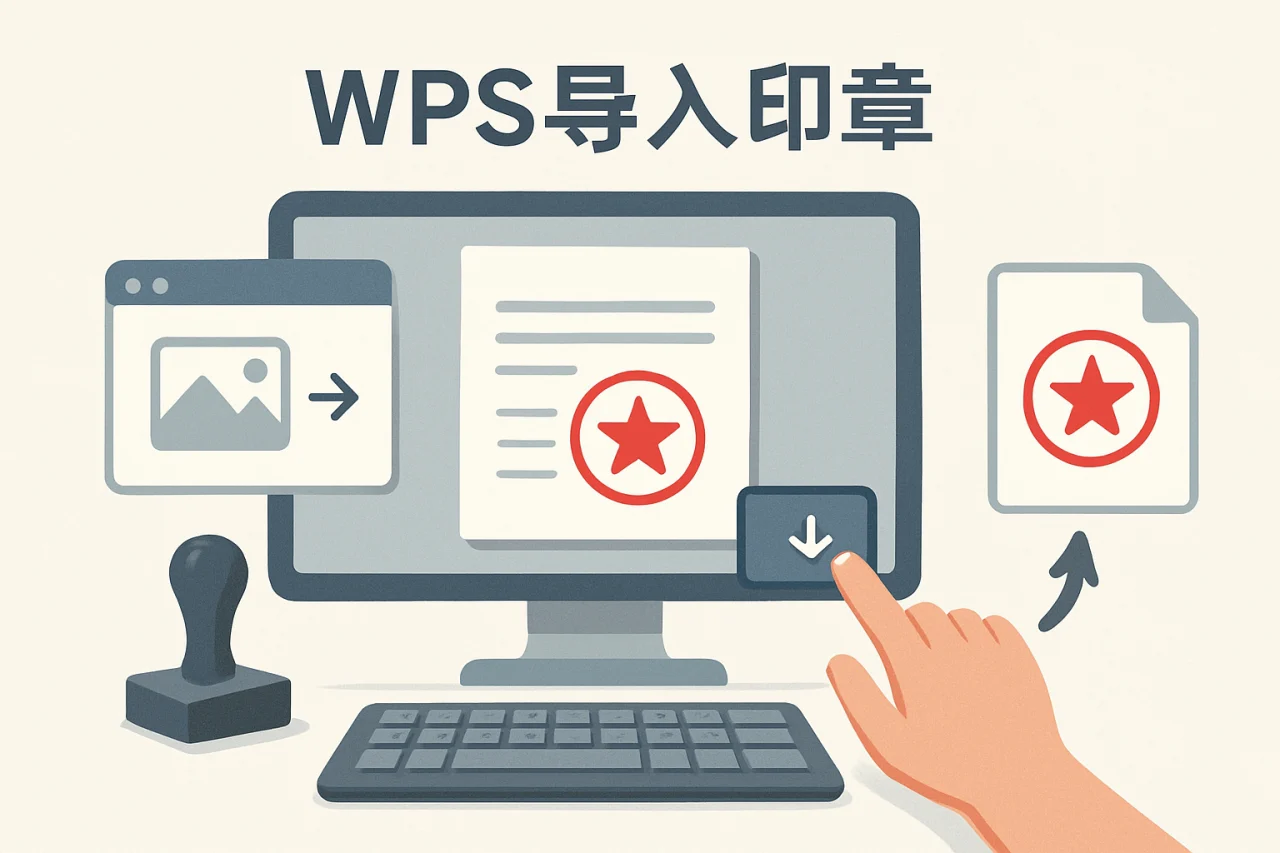 WPS导入印章