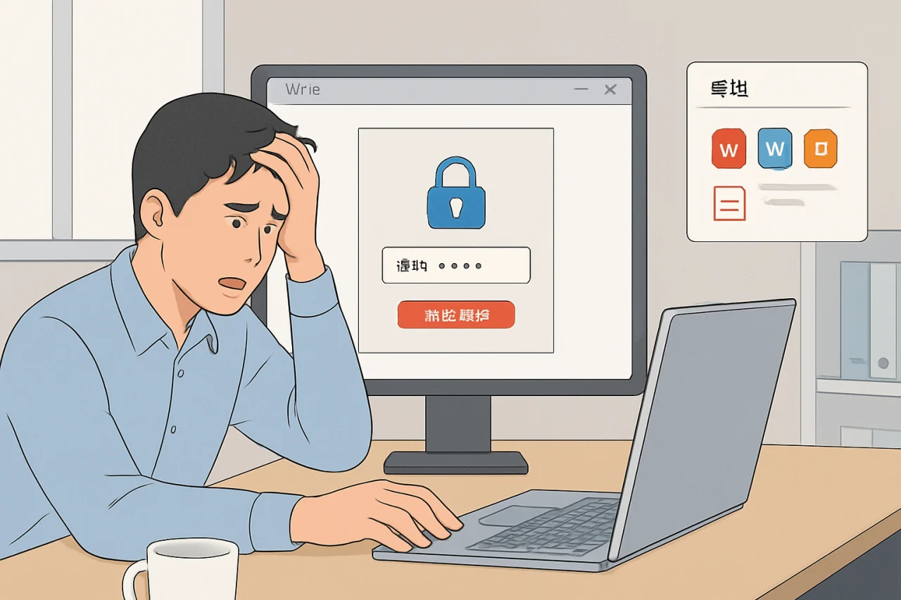 WPS忘记密码
