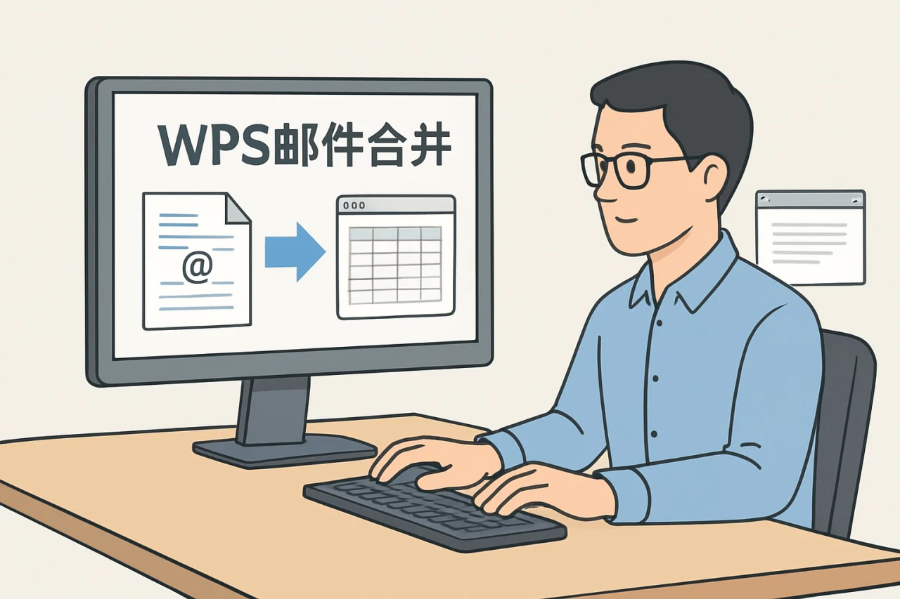 WPS邮件合并