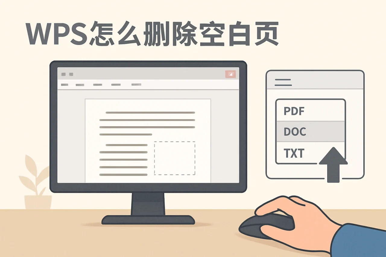wps怎么删除空白页