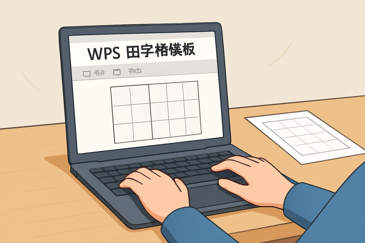 wps田字格模板