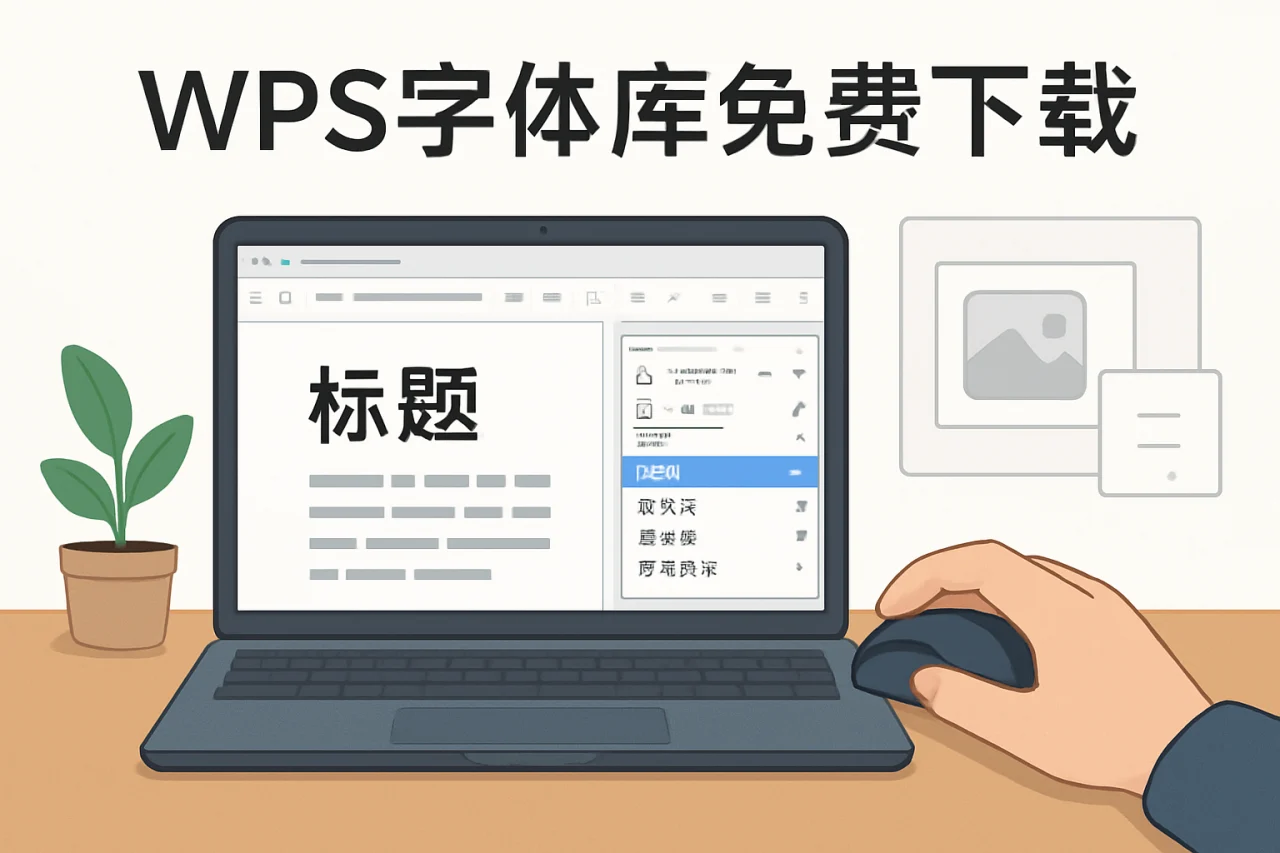 wps字体库免费下载