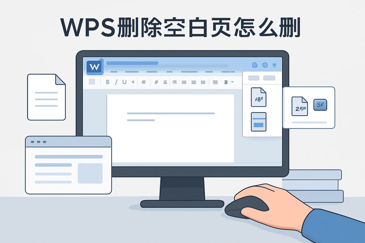wps删除空白页怎么删