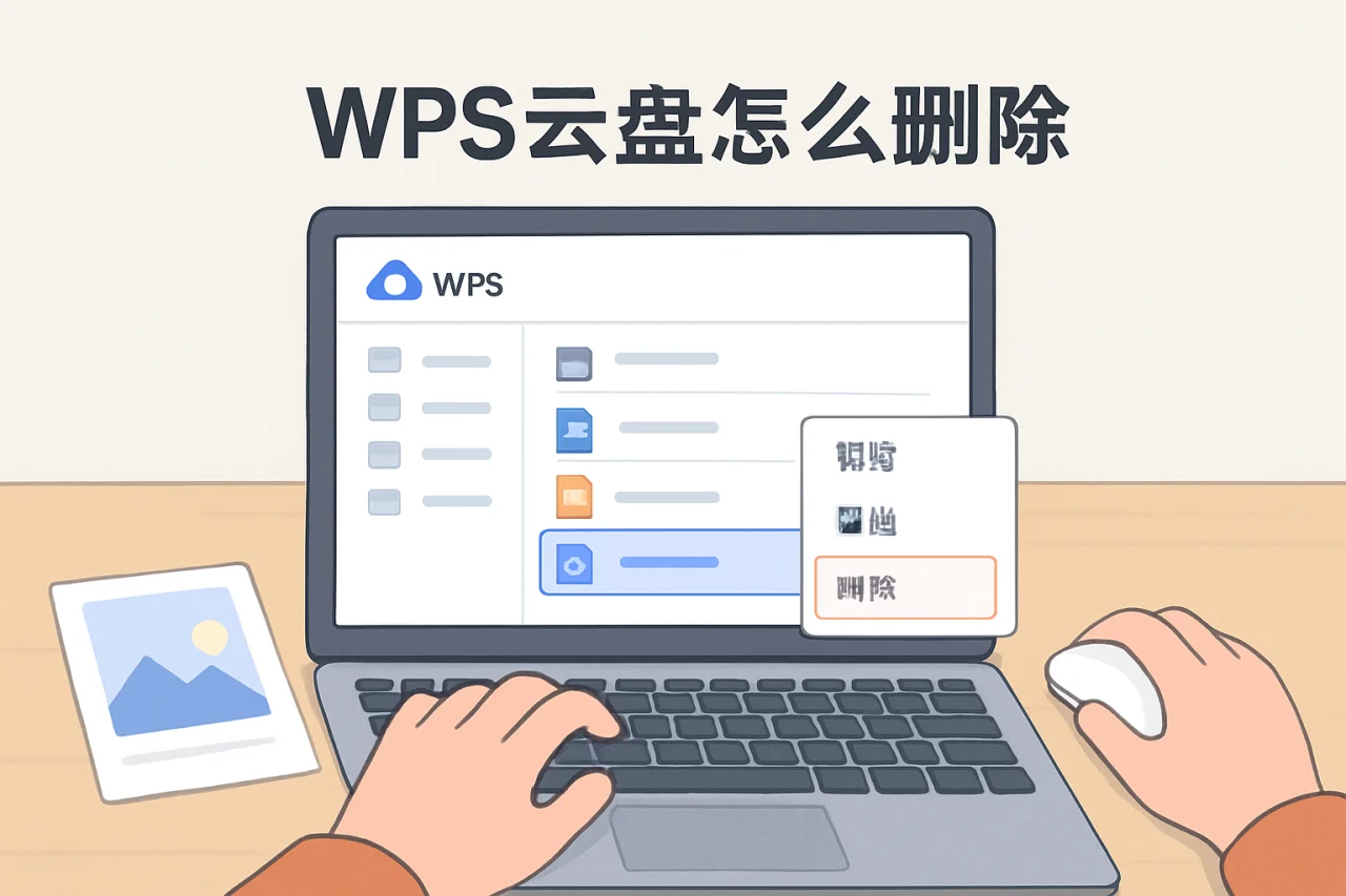 wps云盘怎么删除
