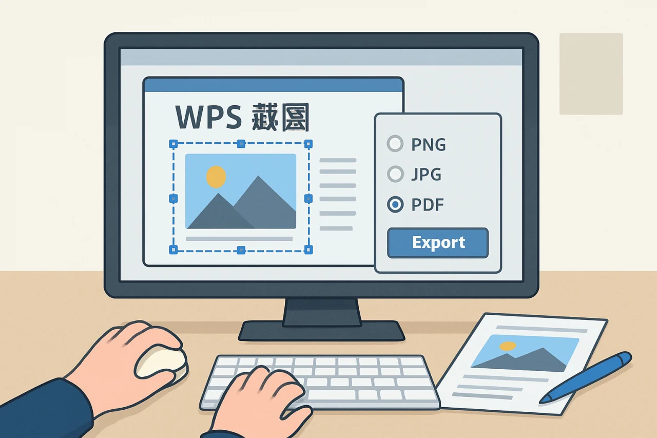 wps  截图