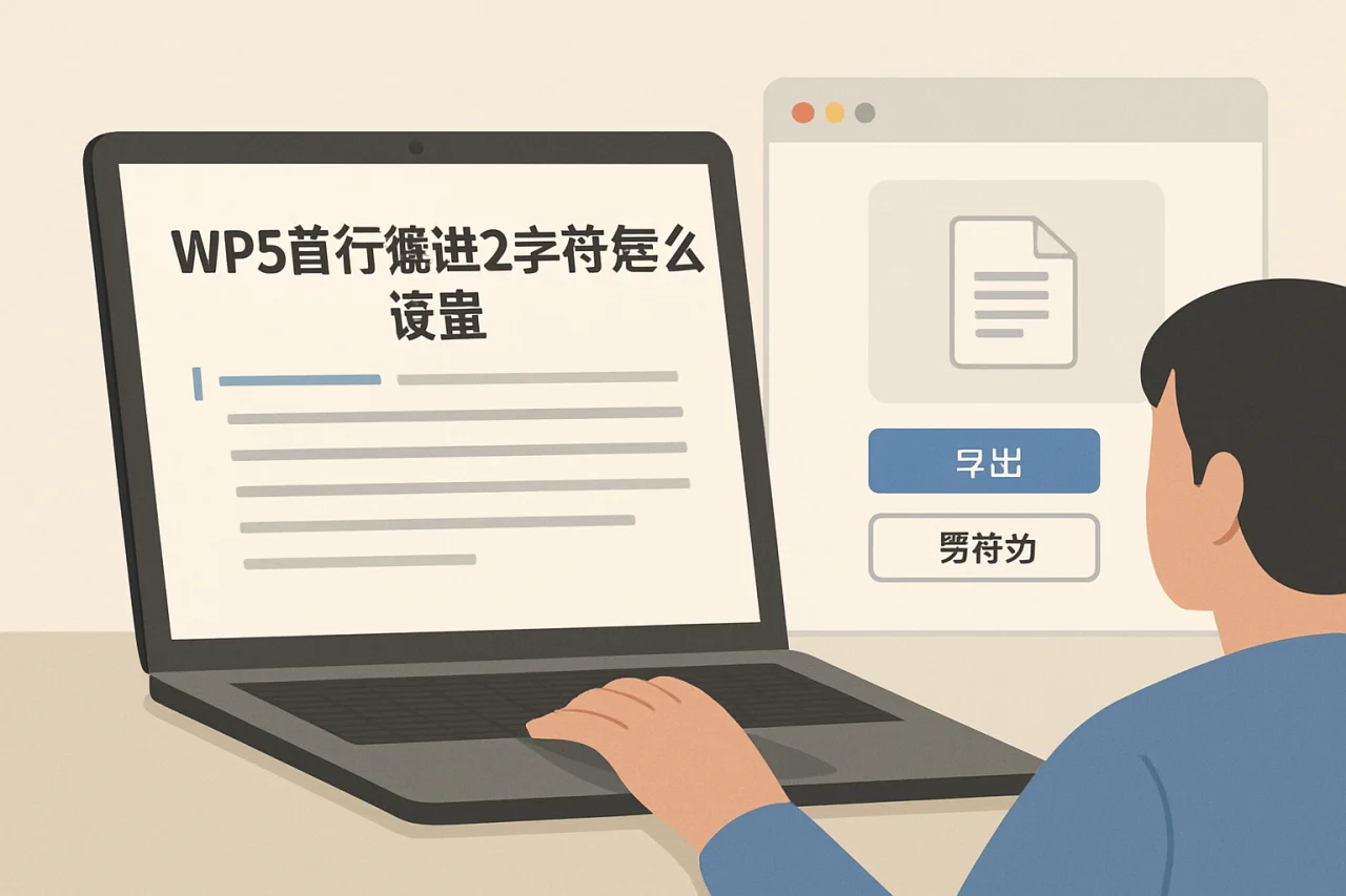wps首行缩进2字符怎么设置