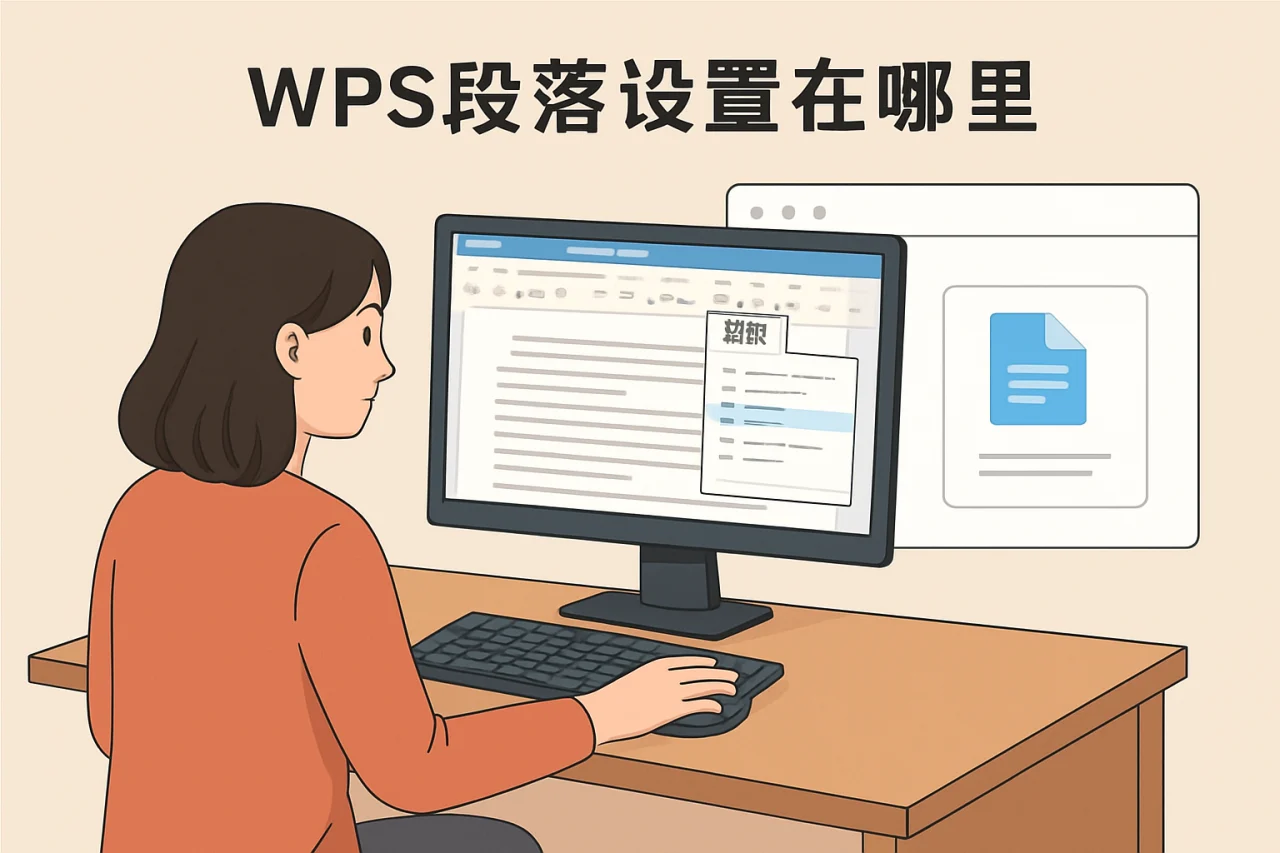 wps段落设置在哪里