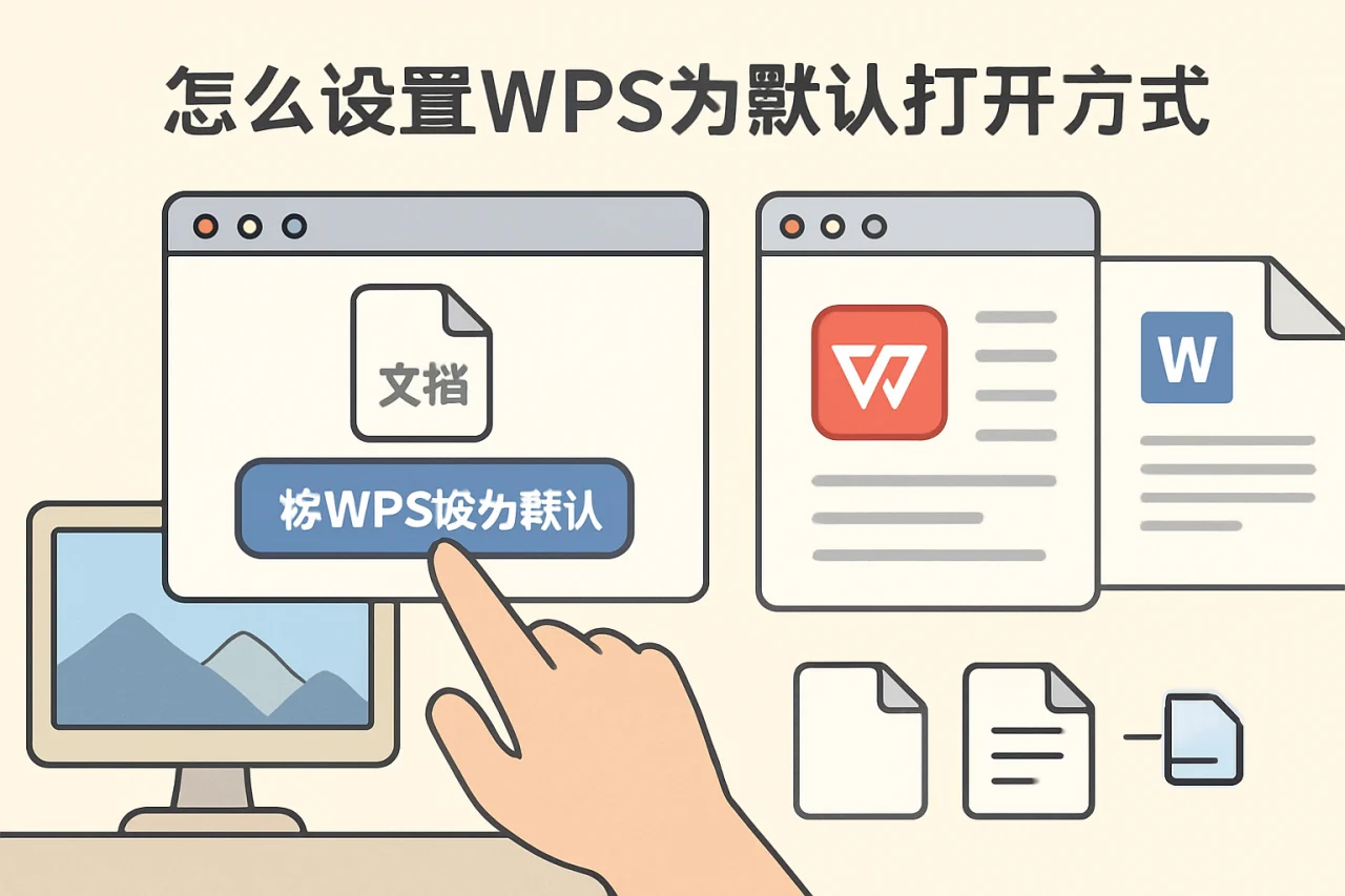 怎么设置wps为默认打开方式