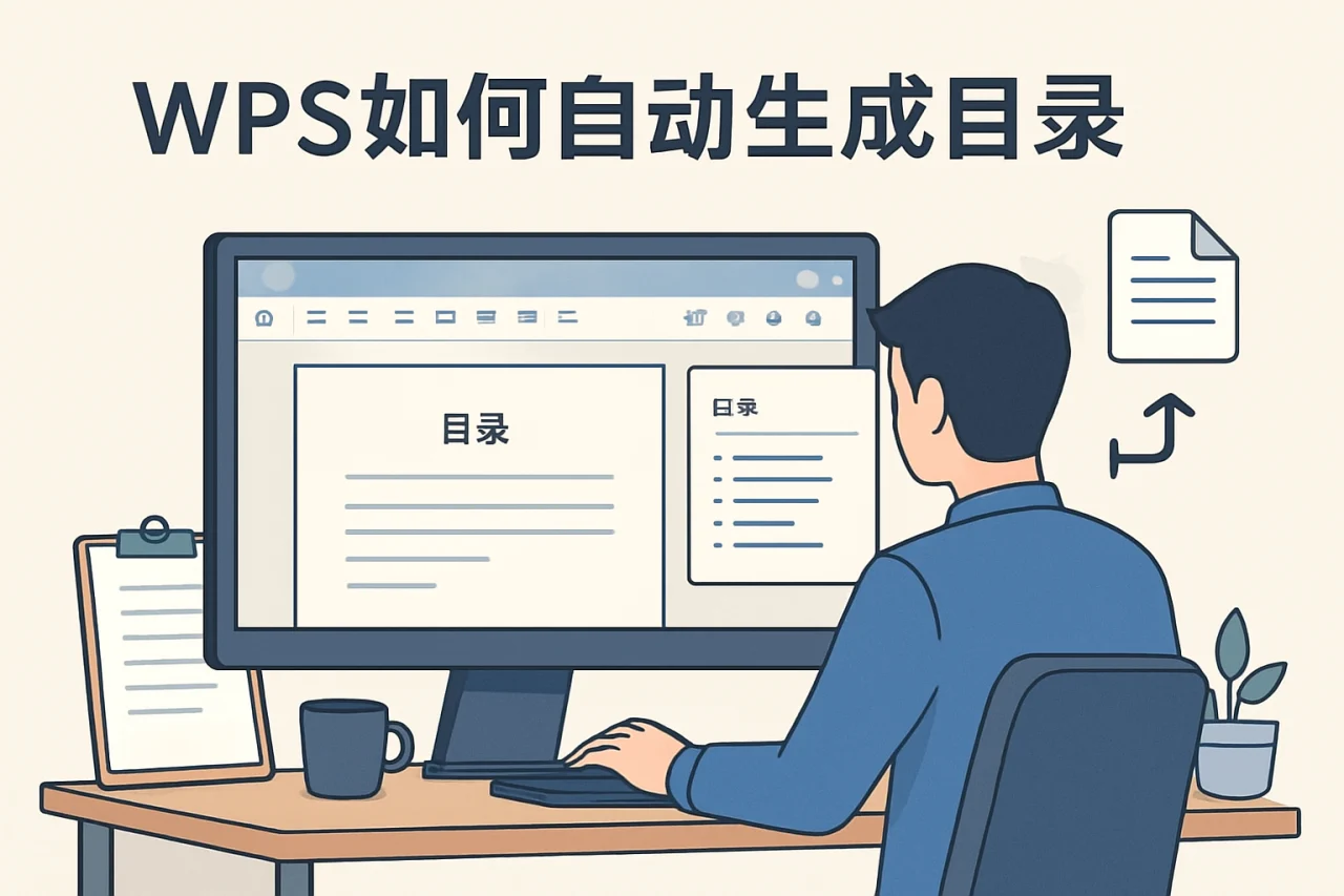 wps如何自动生成目录