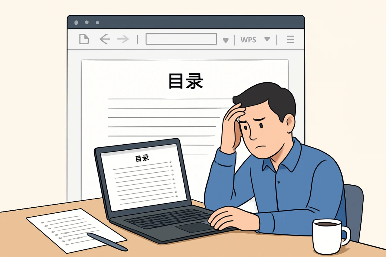 wps怎么生成目录