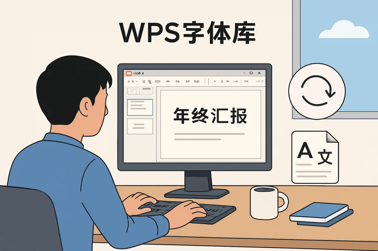 wps字体库