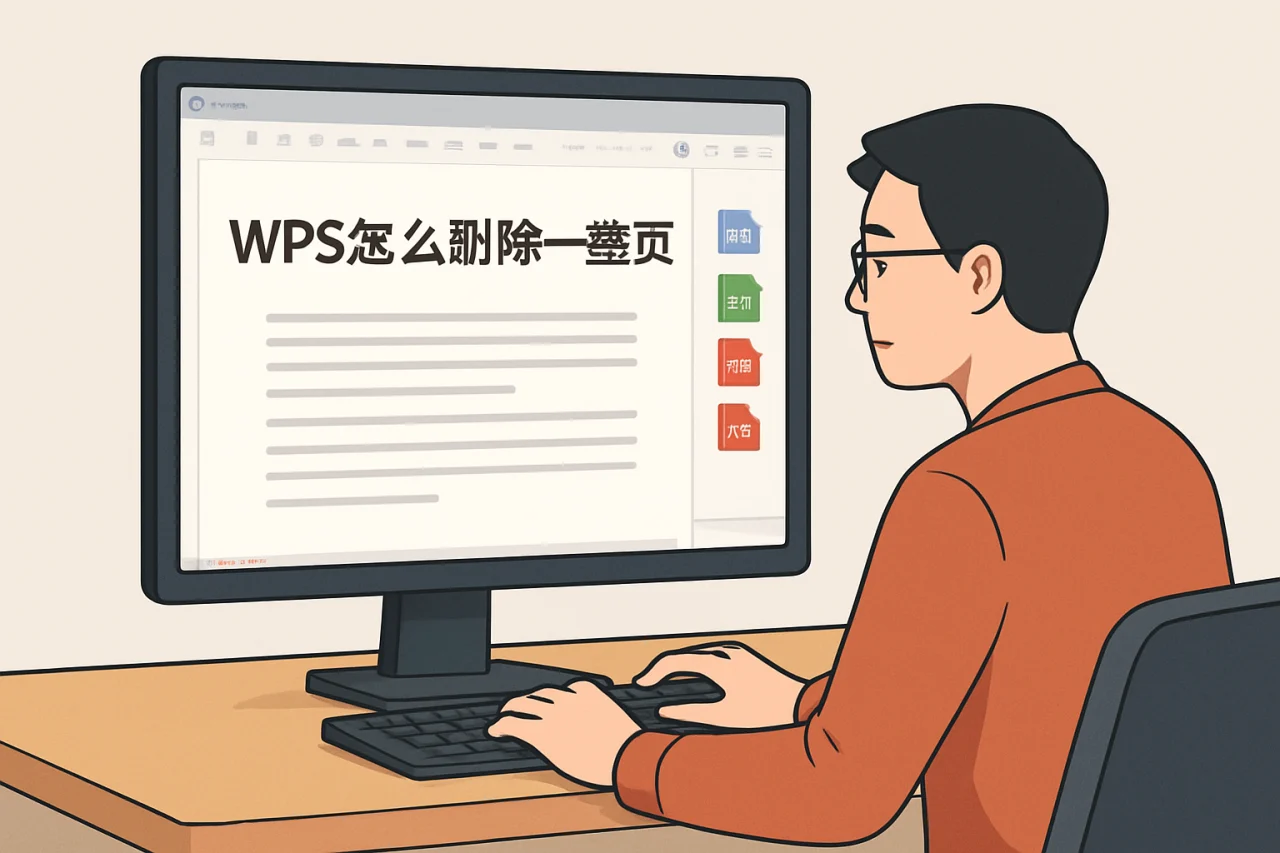 wps怎么删除一整页