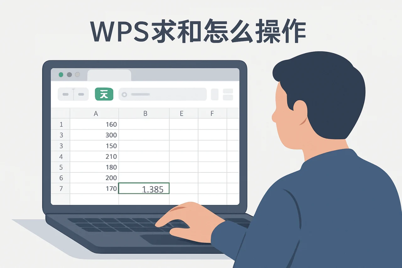wps求和怎么操作