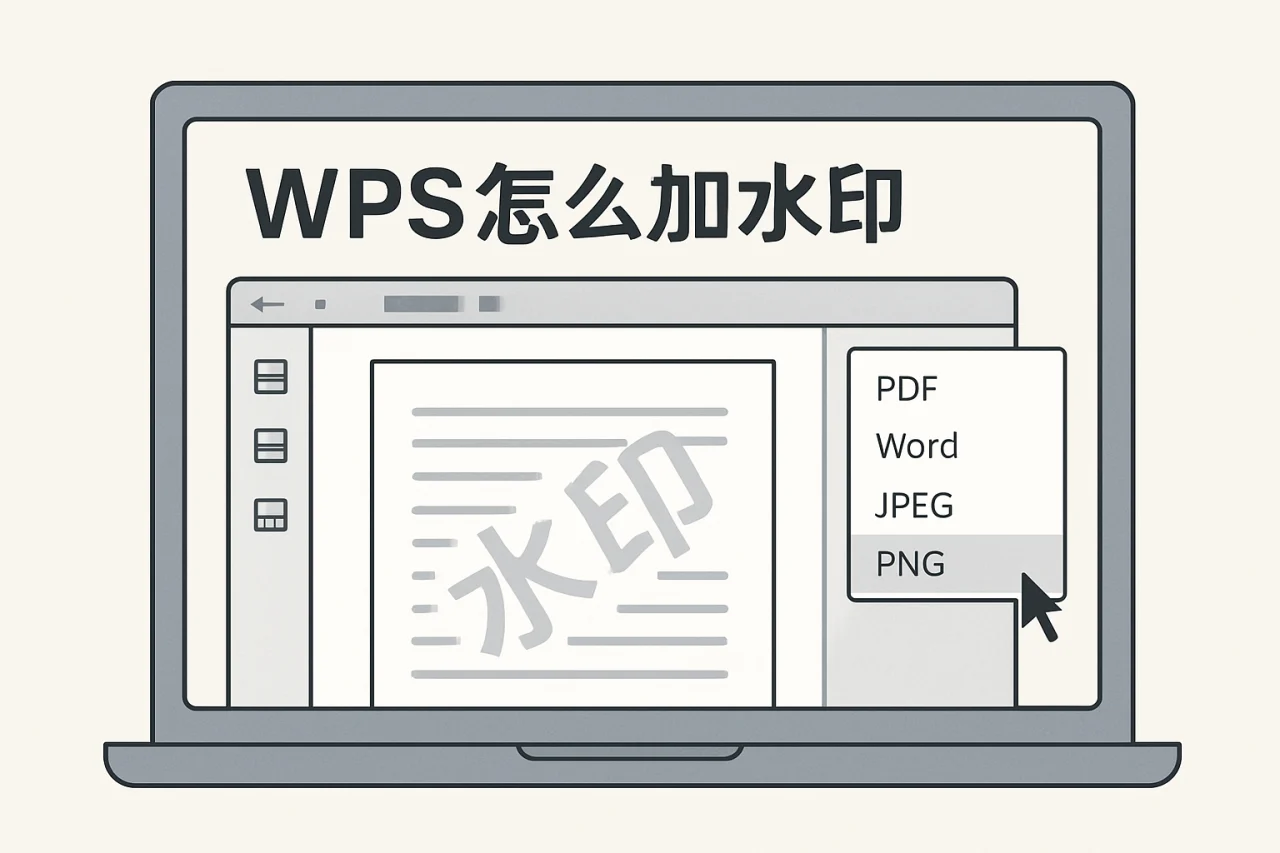 wps怎么加水印