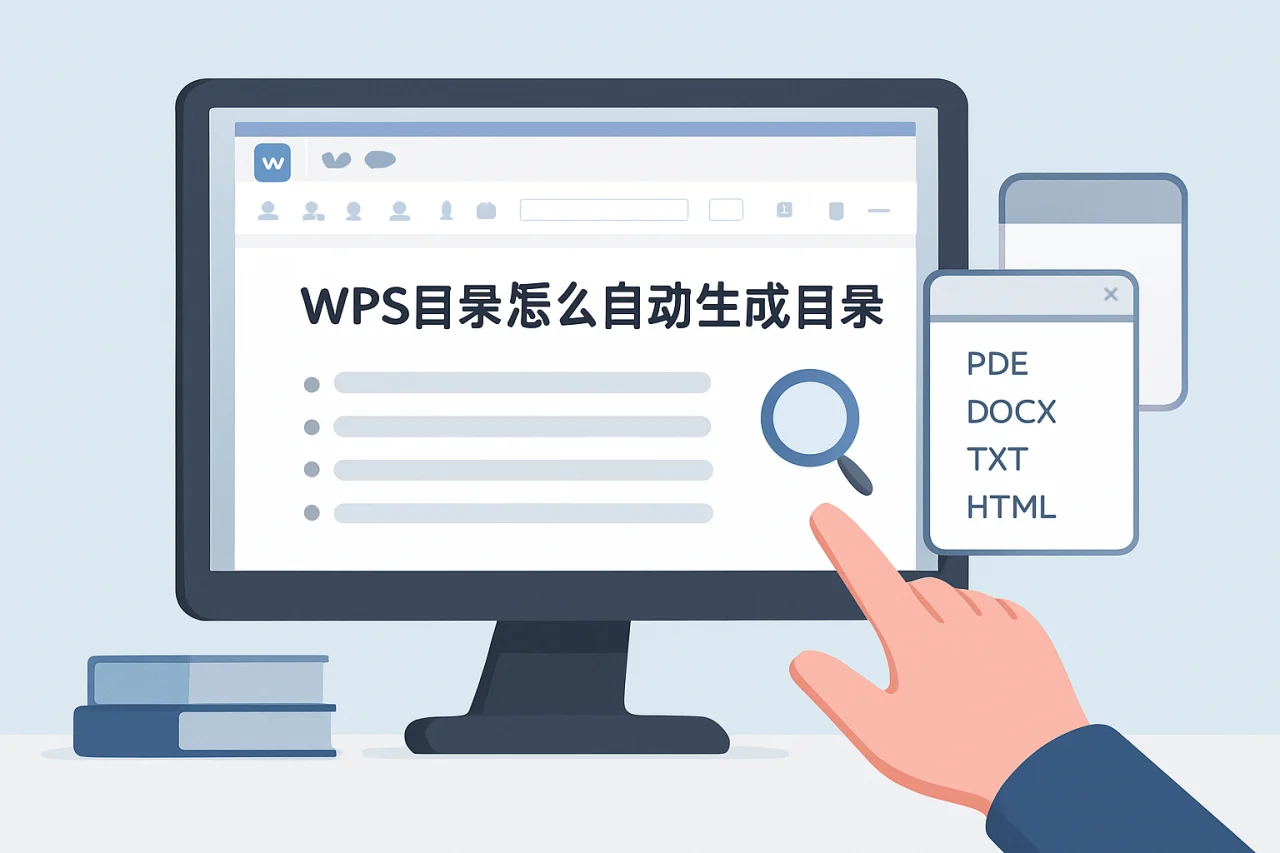 wps目录怎么自动生成目录