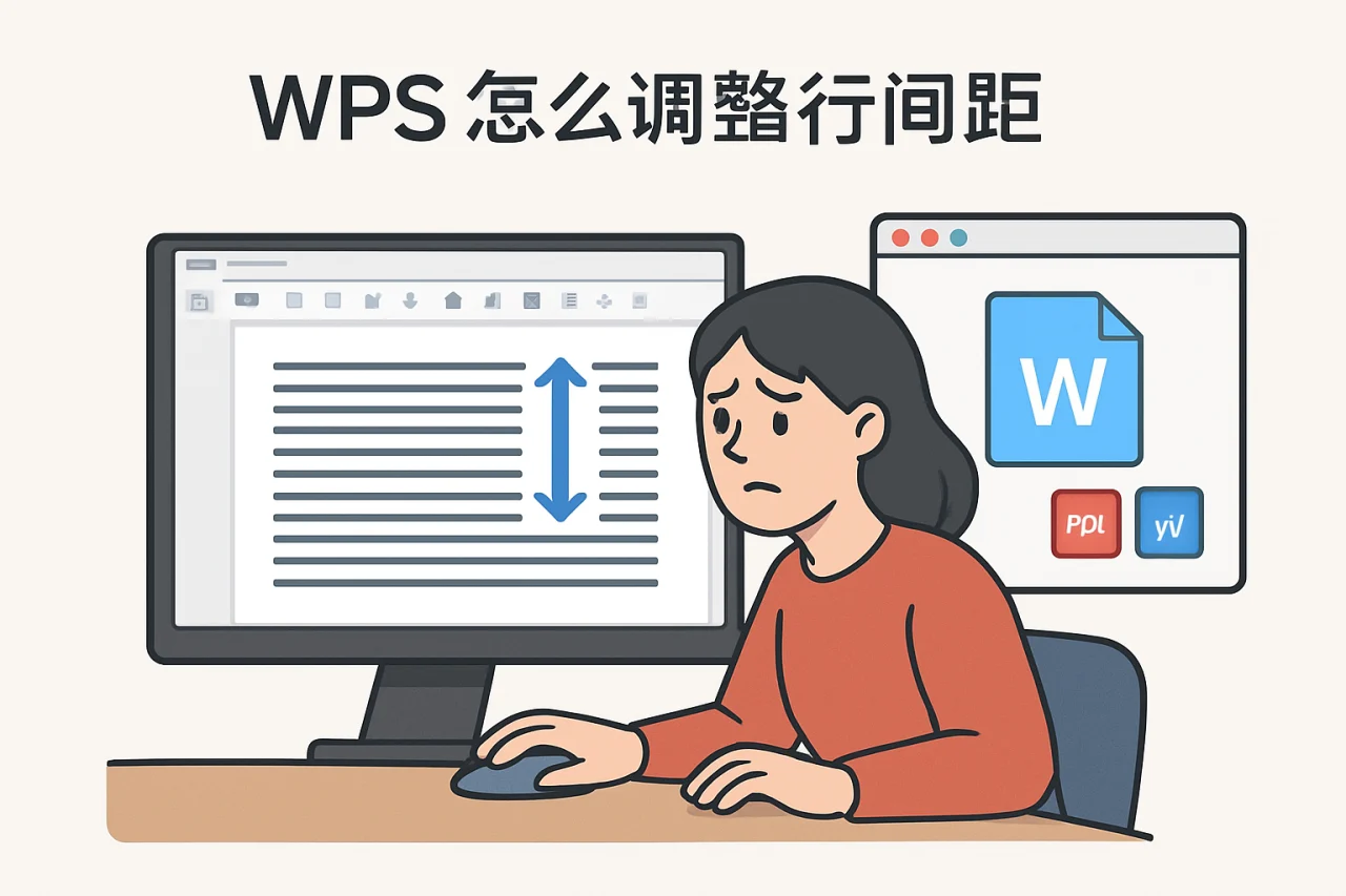 wps怎么调整行间距
