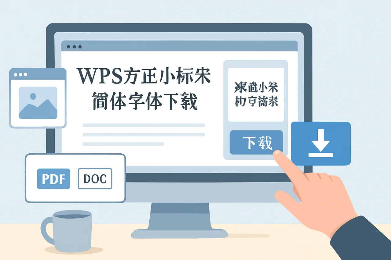 wps方正小标宋简体字体下载