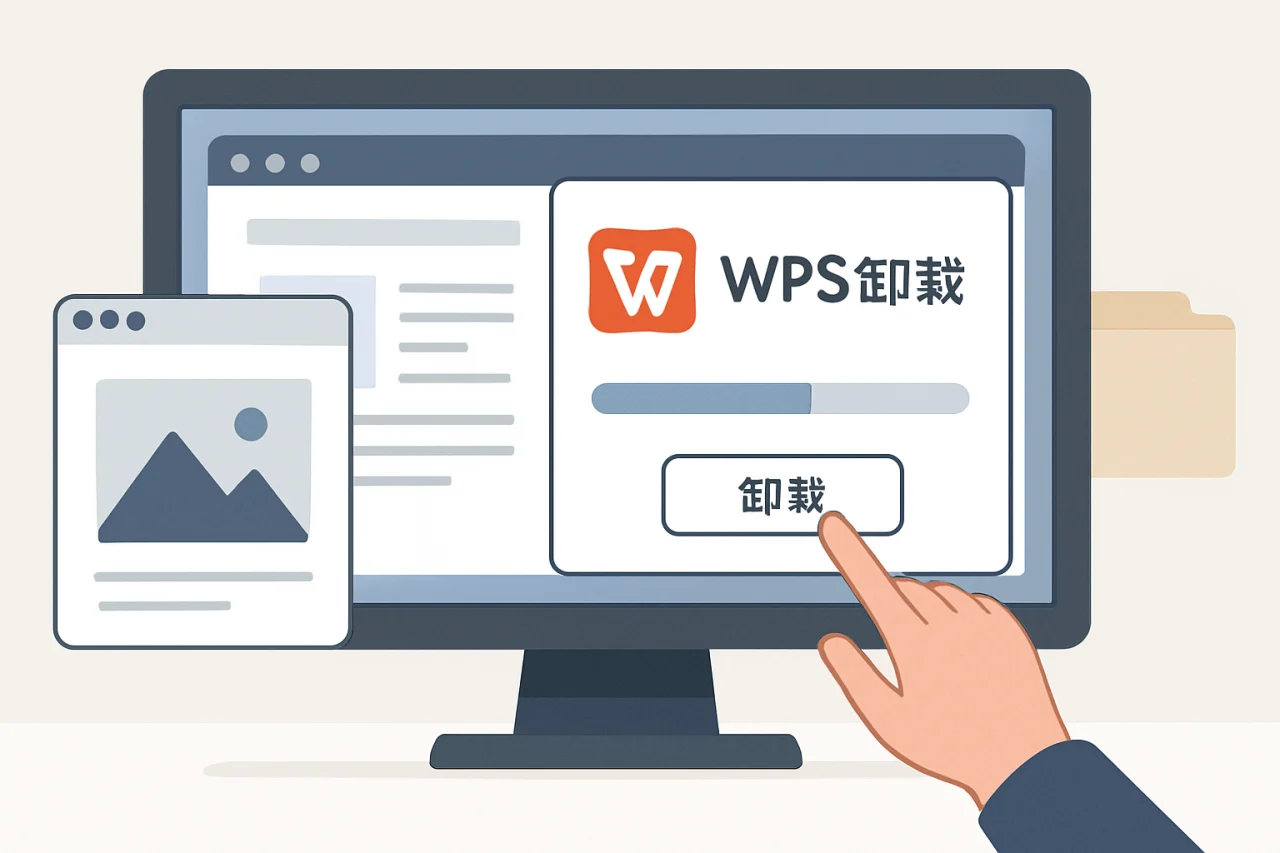 wps卸载