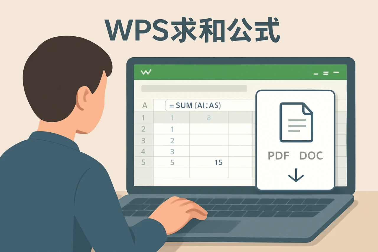 wps求和公式