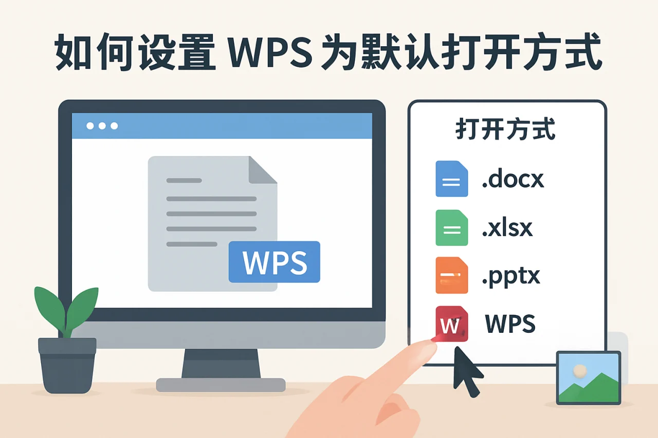 如何设置wps为默认打开方式