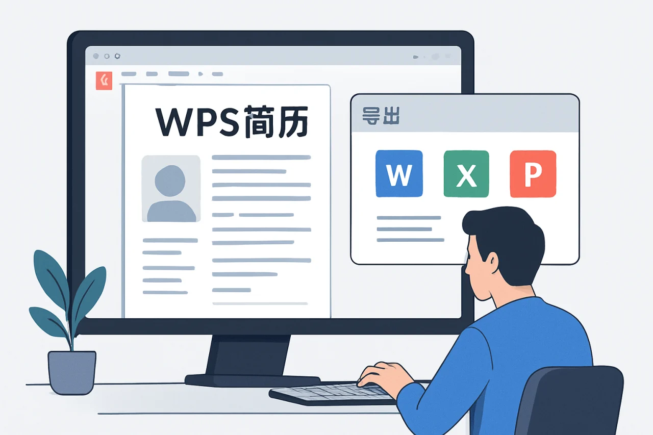 wps简历